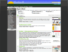 Tablet Screenshot of boeger-blade.blueday.dk